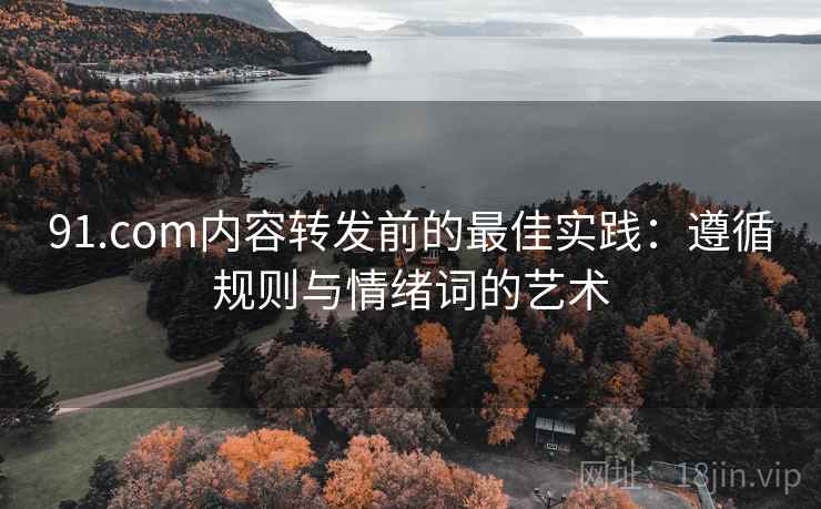 91.com内容转发前的最佳实践：遵循规则与情绪词的艺术